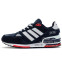 Кроссовки Мужские Adidas ZX 750 Dark Blue Red White