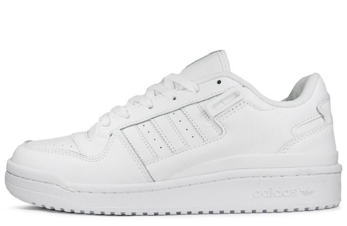 Кроссовки Adidas Forum Low Cloud White FY7755 белые, кожаные