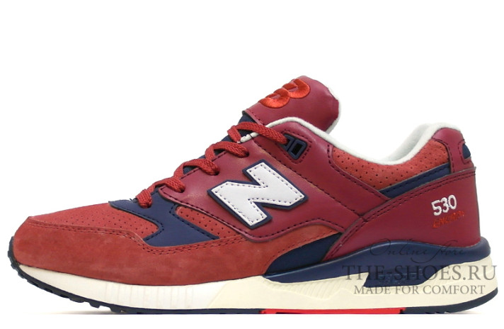 Кроссовки New Balance W530AAE Redwood  красные
