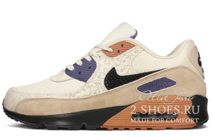 Кроссовки Nike Air Max 90 Camowabb NRG Desert Sand CI5646-001 бежевые